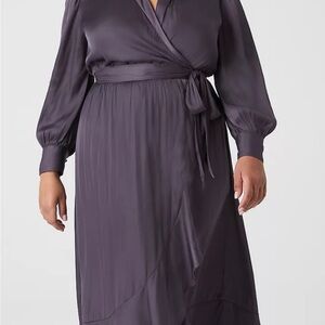 Lane Bryant Deep grey Long Sleeve Dress